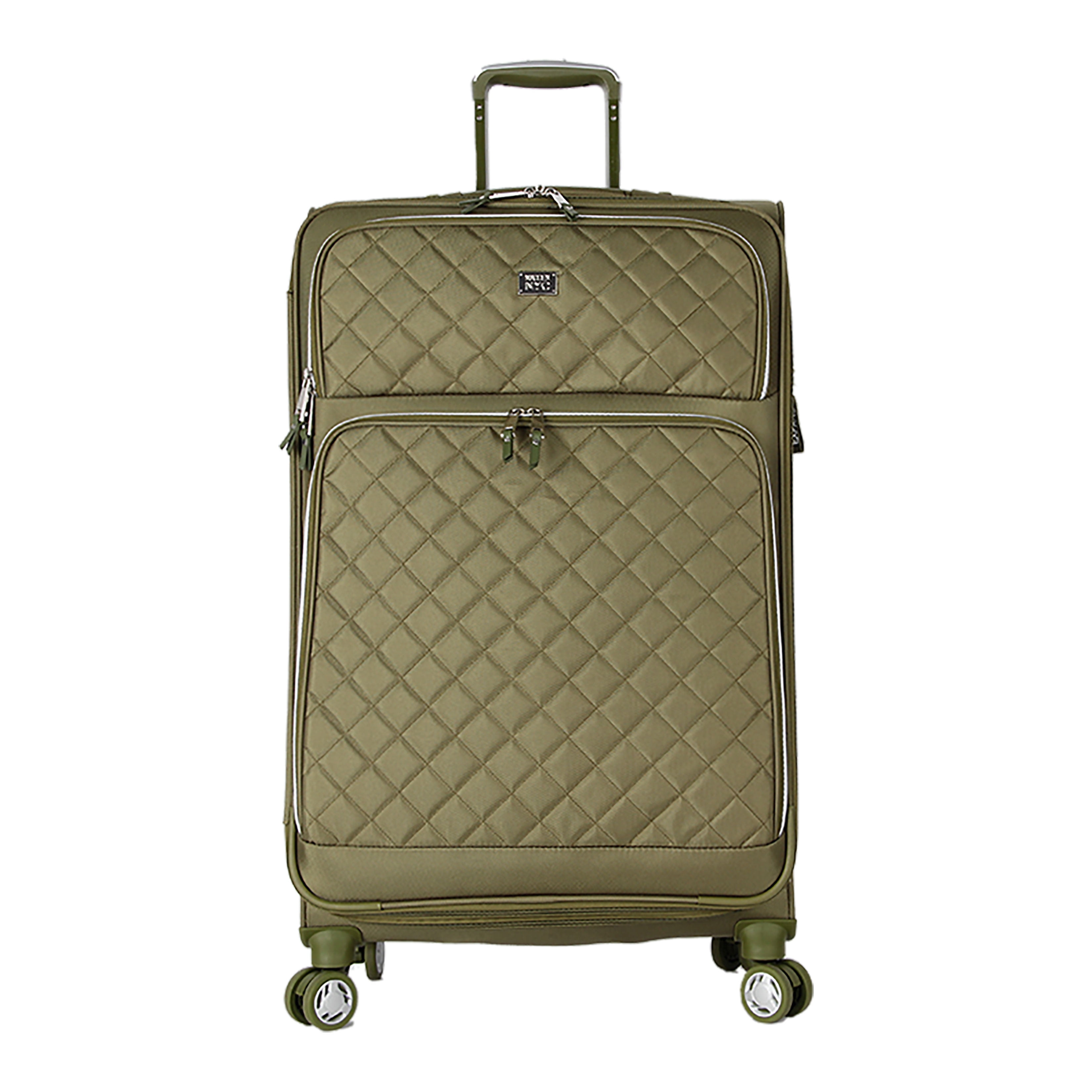 Free Shipping! MADDEN NYC, Aesthetic Soft Side 28" Expandable Checked Luggage, Olive  (图2) Free Shipping! MADDEN NYC, Aesthetic Soft Side 28" Expandable Checked Luggage, Olive  (图2)