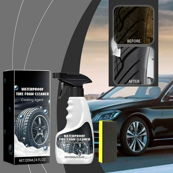 Riforla Car Tire Foam Cleaner Cleaning Decontamination and Retreading Wheel Cleaning Spray120ml Car Care & Cleaning Black