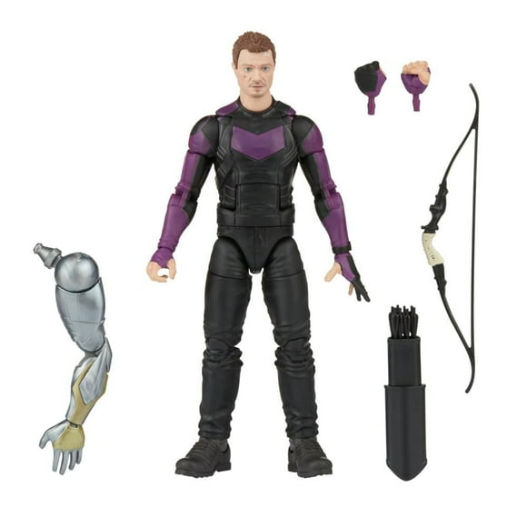 Figura Hawkeye Hasbro Marvel Legends Series 6 Pulgadas Negro