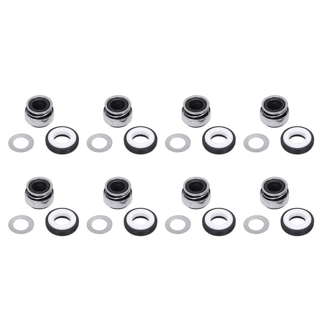 8piezas 12mm Resorte Helicoidal Goma Bramida Bomba Sello Mecanico 301-12