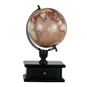 Vintage MDF Wood Storage Decorative Globe
