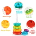 thumbnail image 4 of COM1950s Rotating Tower Stacking Toy, Educational Puzzle Game for Adults, Enhances Cognitive Development & Hand-Eye Coordination, Durable Plastic, 4 of 9