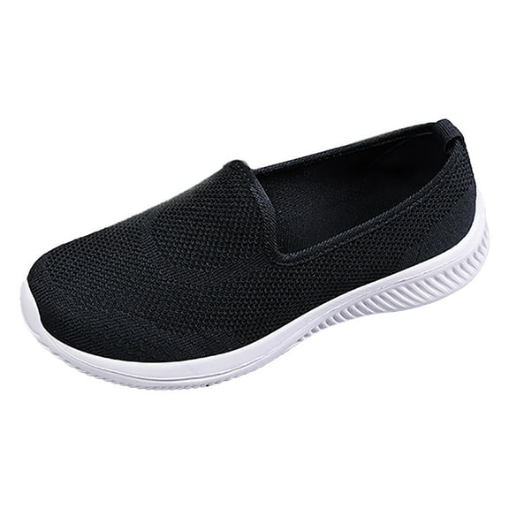 Sngxgn Women's Flats Shoes Dress Shoes Ballet Flats Comfortable Flats(Black,37)