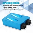 thumbnail image 2 of Posicionador para carpintería, kit de 14 piezas para perforación de agujeros de bolsillo oblicuos, posicionador y localizador para madera con guía de 15 grados, brocas y agujeros de 6/8/10, 2 of 4