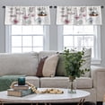 thumbnail image 5 of LALILO Kitchen Curtain Valance Beautiful Mountain Landscape Rod Pocket Window Curtain 52"x 18" Set of 2, 5 of 7