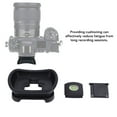 thumbnail image 3 of Camera Eyecup Set, ABS and Silicone Camera Viewfinder Eyepiece Eye Cup Set Easy Installation  for Outdoor, 3 of 7