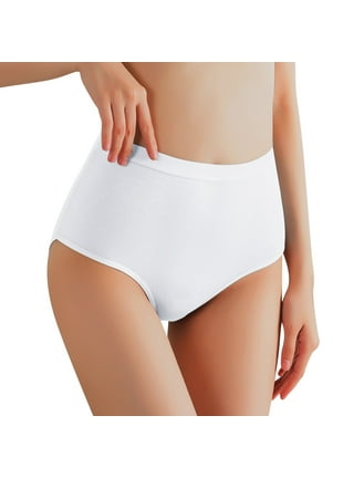 Molasus Women's Cotton Underwear High Waisted Full Coverage Ladies