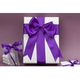 thumbnail image 7 of Joycrosso Purple Ribbon 3 Inch Wide Thick Fabric Ribbon, 50 Yards Double Faced Satin for Chair Sash Bows Making Bouquet Sewing Christmas Decoration, 7 of 7