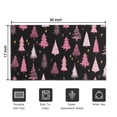 thumbnail image 5 of Black and Pink Christmas Tree Pattern Door Rugs,Washable Non Slip Door Mats Indoor,Decorative Door Mats,Entry Mat Indoor for Entrance,Bedroom,Kitchen,Bathroom,17"x30", 5 of 6