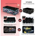 thumbnail image 6 of PRIME Trunk Organizer, Car Trunk Organizer, Non-Slip Bottom, Sturdy Storage Organizer for SUV, Sedans, Van, Jeep, Grocery, Large 3 Compartments Car Organizer for Women, Flamingo 31.9"×12.6"×10.6", 6 of 14