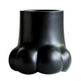 thumbnail image 2 of Florero de Cerámica con Forma de Garra de Gato, Florero de , Elegante Recipiente para Arreglos Florales Hecho a Mano para Cocina, Estudio, Of Negro, 2 of 8