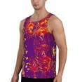 thumbnail image 2 of Pofeuu Bright Textured Animal Print Men's Workout Tank Tops Sleeveless Muscle Gym Shirt Quick Dry-3X-Large, 2 of 7