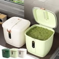 thumbnail image 1 of Vaidha Airtight Rice Dispenser-Cover Rice Bucket For Cereal Grain Flour Rice Pet Foods CountertopLarge Rice Storage Container With Lid-Proof Household Cereal Dispense, 1 of 8