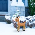 thumbnail image 5 of ProductWorks 18" Rudolph with Red Nose 3D Pre Lit Christmas Yard Decoration, 5 of 9