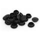 thumbnail image 1 of Cubiertas de tapa de tornillo de diseño de hilo de plástico de 12 mm de diámetro, negras, 20 piezas, 1 of 2