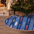 thumbnail image 5 of Balery Cute Fish Printed Christmas Tree Skirt , Merry Christmas Party Christmas Tree Decoration,Adjustable Tree Skirt-36", 5 of 6