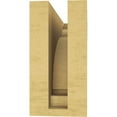 thumbnail image 4 of 3"W x 9"D x 6"H Classic Hughes Rough Cedar Woodgrain TimberThane Corbel, Primed Tan, 4 of 6