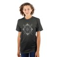 thumbnail image 3 of Compass Diamond Symbolic Spiritual Men's Graphic T Shirt Tees Brisco Brands M, 3 of 6