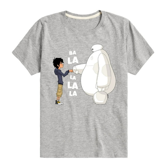 Big Hero 6 - Fist Bump Ba La La La La - Youth Short Sleeve Graphic T-Shirt