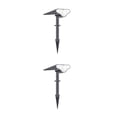 thumbnail image 3 of Advancent Accesorio de iluminación de lámpara de jardín resistente a la intemperie para exteriores con luz solar para césped Blanco 2Conjunto, 3 of 6