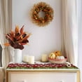 thumbnail image 2 of Christmas Snowflakes Table Runner-Cotton Linen- 36 Inch Holiday Dresser Scarves, Winter Lantern Balls Pine Branches Tablerunner for Kitchen Coffee/Dining Bedroom Living Room Dinner Scarf Décor 13x36, 2 of 7