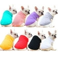 thumbnail image 6 of 2 pieces of pet clothes Solid dog vest Pet cotton clothes Dog summer breathable short sleeves, 6 of 6