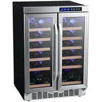Edgestar Cwr362fd 24" Wide 36 Bottle Built-In Wine Cooler - Stainless Steel