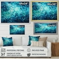 thumbnail image 4 of Designart "Lagoon in Aqua I" Abstract Landscape Wall Decor, 4 of 5