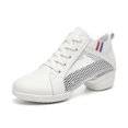 thumbnail image 4 of XIHAHA-zapatos de cuero con plataforma para mujer, calzado de baile latino, Salsa, Jazz, tacón alto, a la moda, 4 of 5