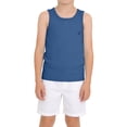 thumbnail image 2 of Coerni Toddler Boy Sleeveless Tank Tops Cute Summer Undershirt Kids Boy Crewneck Athletic Casual Vest Gym Workout Clothes Sport Tops, 2 of 6