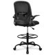 thumbnail image 1 of Silla de diseño Primy Tall para oficina con reposabrazos, color negro, 1 of 8