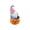 B003- C, variant on Halloween Indoor Decorations, Fall and Halloween Decor, Fall Decor for Home, Halloween Home Decor, 6X3.5 Inch Resin Sitting on Jack O' Lantern Figurine, Cute Little Halloween Elf