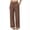 BX24_Brown, variant on Women's Summer Mid Waist Wide Leg Palazzo Pants Casual Button Down Trousers 2026 Beach Travel Business Slacks with Pockets Navy L