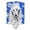 White, variant on Black Standard Poodle Winter Snowflakes Ceramic Night Light
