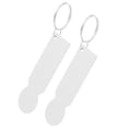 thumbnail image 2 of Shisuyan Shopping Trolley Tokens Stainless Steel 2Pcs 3.0x0.9x0.04In, 2 of 9