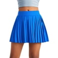 thumbnail image 1 of Falda CRZ YOGA Azul Medio Suave Deportiva Plisada, 1 of 6