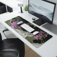 thumbnail image 3 of Elegant & Soft Garden Flowers Mouse Mat - Non-Slip Rubber Base, Easy Slide Surface, Splash Resistant, Unique Design, Portable, Great for All PCs, Personalized Style, 31.5x11.8 Inch, 3 of 7