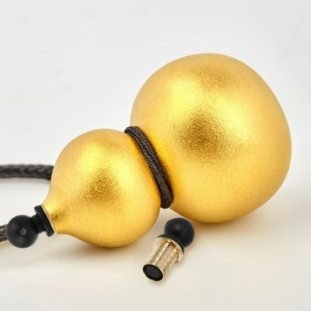 

WHAMVOX 2pcs Wine Bottle Stopper Gourd Sealing Plugs Reusable Pump Bottle Plugs Brass Wine Corks for Beverage Preservation Freshness