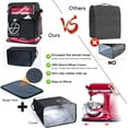 thumbnail image 6 of Stand Mixer Cover with Detachable Appliance Sliders Base Compatible with KitchenAid Mixer-Storage Bag for 6/7/8 Quart with Pockets for Kitchen Aid Accessories and Attachments, 6 of 8