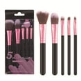 thumbnail image 1 of Xihbxyly Juego de Brochas de Maquillaje, Kit Esencial de Belleza de 5 Piezas, Cerdas Suaves para Una Aplicación Impecable, Diseño Compacto y Fácil de Transportar, Ideal para Rubor y Sombras de Ojos,, 1 of 4