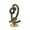 🥝 Gold_Base#433, variant on Modern Twisted Resin Knot Ornament Decor Statue Gold White Gray 5.3 x 3.5 x 8.9 in • Foyer Tabletop Art Sculpture for Living Room TV Cabinet