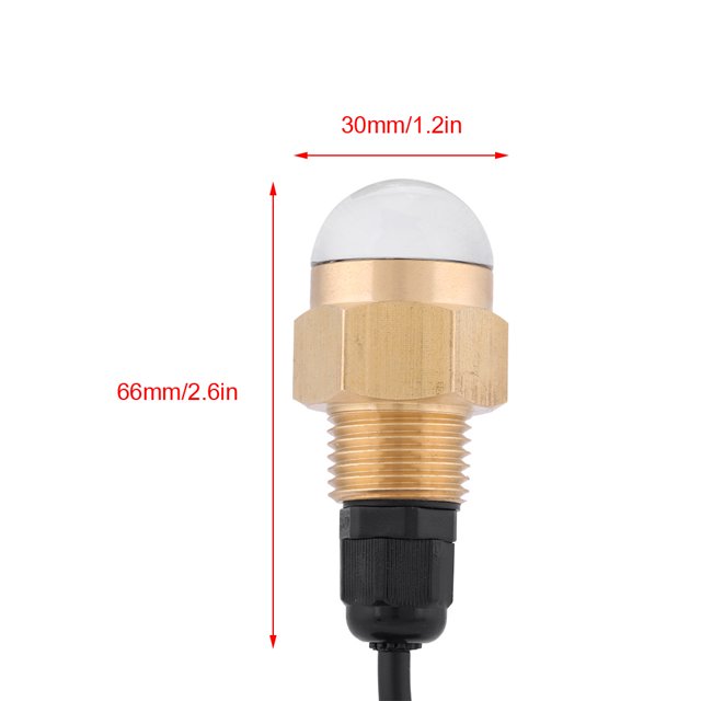 Keenso LED Boat Drain Plug Light 12W 1/2 \NPT Waterproof Blue Underwater Fishing Light