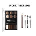 thumbnail image 5 of Kokovifyves Eyebrow Kits 12 Colors of Eyebrow Powder 5 Colors of Eyebrow Mascara 4 Eyebrow Stencils Eyebrow Brush and Pencil Volumizing Eyebrow Gel, 5 of 8