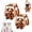 2PCS-S, variant on Portable Teddy Bear Dog Carrier Bag, 2 in 1 Multifunctional Cute Dog Outing Largecarrier Bag with Peek Window, Large Capacity Soft One-Shoulder for Small Dogs & Cats (2PCS-S+L)