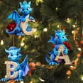 thumbnail image 4 of KCEHTA Letter Ornaments for Christmas Tree, Dinosaur Letter Christmas Ornaments, Christmas Initial Ornaments, 26 Letters Christmas Tree Decoration Pendant, Letter Christmas Tree Ornaments, 4 of 7