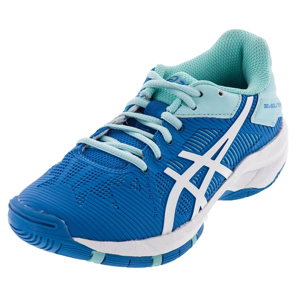 asics gel solution speed 3 aqua/blue women's shoes