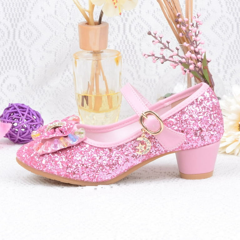 VerPetridure Clearance Baby Girl Sandals Clearance Infant Kids Baby Girls  Pearl Crystal Bling Bowknot Single Princess Shoes Sandals 