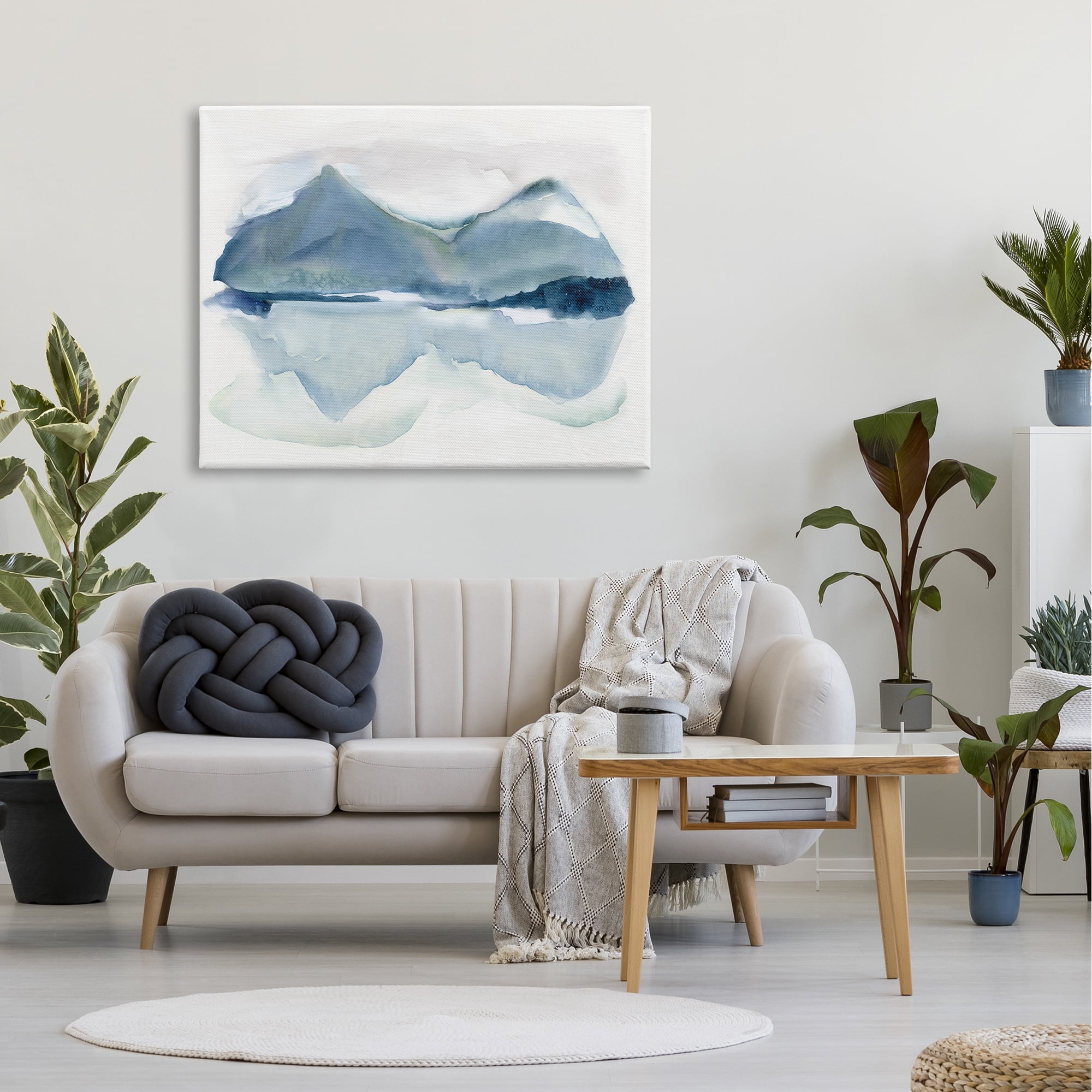 Stupell Industries Iceberg Mountain Water Glacier Reflection Abstract Landscape,48 x 36, Design by Carol Robinson