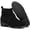 Black, variant on Women's Ankle Boots Chunky Heel Round Toe Casuals Short Booties with Side Zipper