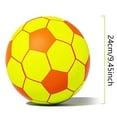 thumbnail image 3 of Kid Soccer Ball, Active Kids indoor Play, Silent Soccer Ball, 9.4 in Diameter, Neon Black Panels, indoor Kids Play Equipment, 1 Pc, 3 of 6